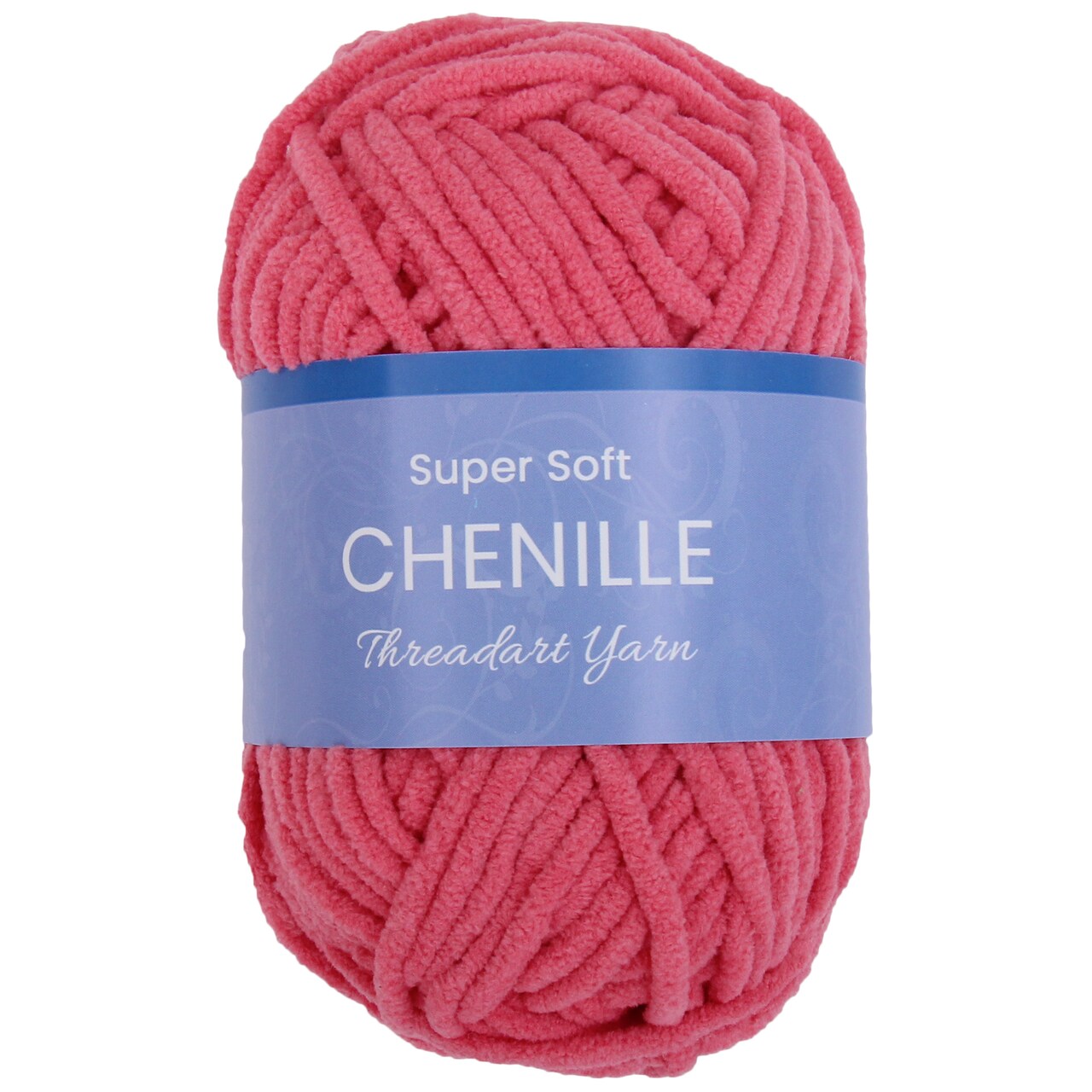 ThreadArt #5 Chenille Yarn for Crocheting, Knitting, Amigurumi, Super Soft Plush Velvet Yarn - 50 Gram 60 yds Fluffy Yarn Skeins